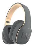 Louise&Mann Wireless Headphones Over Ear, Bluetooth Headphones 5.3, Foldable Lightweight with Soft Memory Foam Earmuffs, Built-in Mic with Wired Mode and Carry Case for Travel,Office,PC