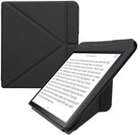 kwmobile Origami Case Compatible with Kobo Forma Case - Slim PU Leather Cover with Stand - Black