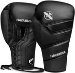 Hayabusa T3 Lace Boxing Gloves for Men and Women - Black, 14oz