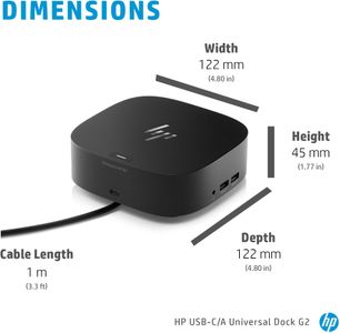 HP USB-C Docking Station 120W – G5 Power Adapter