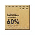 Carra Baking & Cooking Chocolate : 60% Dark Vegan Bittersweet Chocolate, 200g