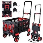 2-in-1Hand Truck Dolly Foldable wit