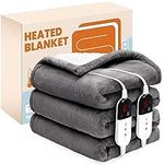 BENFOX Electric Heated Blanket，Flan
