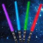 4 Pack 4 Colors Light up LED Saber,