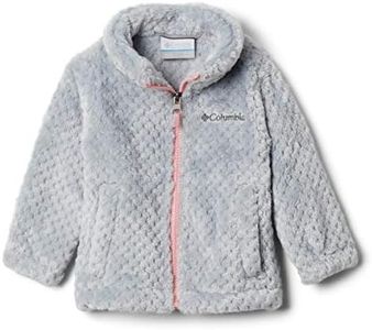 Columbia Youth Girls Fire Side Sherpa Full Zip, Columbia Grey, X-Small