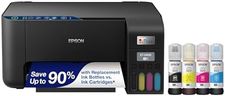 Epson EcoTank ET-2400 Wireless Color All-in-One Cartridge-Free Supertank Printer with Scan and Copy for Everyday Home Printing, Black