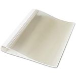 Namibind 50Pcs Thermal Folder Thermal Binding Covers for Classrooms File Cover Size 10mm Transparent Color