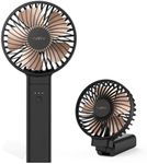 Funme 5000 Battery Handheld Fan, Portable Hand Fan Quiet Strong Wind [ 4 Speed/Battery Indicator/Easy Clean] 2024 Newly Foldable Powerful Cooling Personal Desk Fan Exquisite for Makeup Outdoor