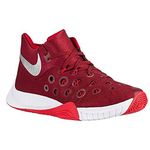 NIKE Men's Zoom Hyperquickness 2015 TB Basketball Shoes (5 D(M) US, Team Red/Metallic Silver/University Red)