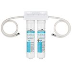 Survivor Filter Max 2-Stage Fluoride & Chlorine in-Line Home Filter for Tap Water - WQA Certified