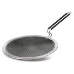 MILTON Pro cook Induction Cookware & Gas Stove Friendly Triply Hexa Tech Stainless Steel Concave Tawa 26 cm | Honeycomb Non-Stick Coating | Sturdy Handle | Metal Spoon Friendly | 3Y Warranty | Silver