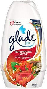 Glade Solid Air Freshener, Deodorizer for Home and Bathroom, Red Honeysuckle Nectar, 6 Oz