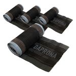 4X DAPRONA Dry Ridge Aluminium Super Vent 5m x 320mm Anthracite RAL 7021 Butyl Adhesive