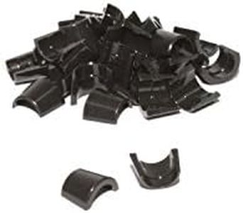 COMP Cams 648-16 Machined Steel Set of 16-7 Degree, 11/32", Single Groove Race Locks , Black