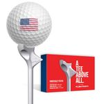 FLIGHTPATH Premium Golf Tees - Durable Plastic Golf Tees Designed to Enhance Golf Shot Distance & Precision - Robotically Tested to Reduce Ball Spin - USGA Approved Golf Equipment - (Pack of 8, 2.75“)