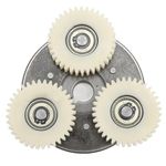 36 Teeth Ebike Planetary Gear Clutch for Bafang, Nylon Electronic Motor Gear and 88mm Clutch Kit Professional Accessories for Electric Bicycle Motor Clutch