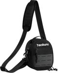 TacGuru Premium Earmuffs Bag – Compatible with SHOTMUFFS, CyberMuff, and Most Slim Profile Foldable Earmuffs - Black