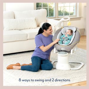 Graco All Ways Soother Baby Swing – Multi-Direction, Adjustable Recline
