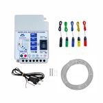 IMPTECH Solutions Water Level Indicator with Buzzer Alarm on Tank Full and Tank Empty with 5 Sensor(White,WL5S) (20 Meter Wire Accessories)
