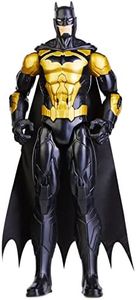 DC Comics Batman 12-inch Attack Tech Batman Action Figure (Black Suit), Kids Toys for Boys and Girls Ages 3 and up