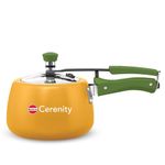 Hawkins Cerenity 3L Pressure Cooker | Ceramic Coated | Contura Shape | Induction & Gas Compatible | Rice, Dal & Curries | ISI Certified | 5 Year Guarantee | Mustard Yellow (ICY30)