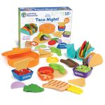 Learning Resources New Sprouts Taco Night!, 28 Pieces, Ages 18 Months+, Play Food for Kids Kicthens, Grocery Store Pretend Play, Play Kitchen Accessories