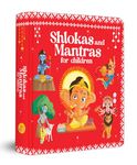 Shlokas and Mantras For Children – English, Sanskrit and Hindi Language- Illustrated Board Book for Children