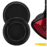 Geekria QuickFit Replacement Ear Pads for Monster DNA On-Ear Headphones Ear Cushions, Headset Earpads, Ear Cups Cover Repair Parts (Black)