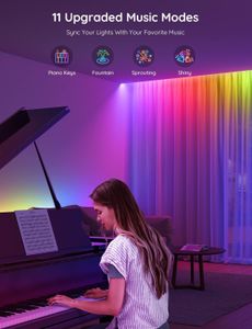 Govee 10m RGBIC LED Strip Lights – Color Changing, Smart App Control