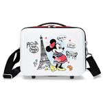 Disney Minnie Around the World Adaptable Beauty Case Red 29x21x15 cms ABS