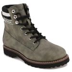 Nautica Women's Hiking Winter Boot Explorer Dress Ankle Bootie (Lace-Up/Zipper), Olive-galiah, 6.5 UK