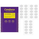 Careforce Ear Lobe Support For Earrings Waterproof Earlobe Support Patches Invisible Ear Lobe Tape For Girls Women's Ear Support For Heavy Earrings Transparent Ear Lobe Support Patches Tape - 30pcs