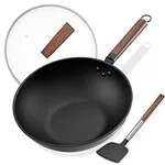 Todlabe Carbon Steel Wok - Includin