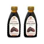 Al Barakah Arabian Date Syrup 800g | All Natural | No Added Sugar | No Preservatives | Vegan | Plant-Based | Non-GMO | Khajur | Khajoor | Healthy Sweetener | Natural Sweetness | Nutrient-Rich 400g pack of 2