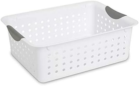 Sterilite Ultra Basket, White, Medium