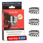 SMOK TFV12 Prince Coils, Mesh 0.15 ohm, for TFV12 Prince / TFV12 P-Tank, 3pcs - No Nicotine