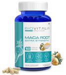 Biovitalia Maca Root Extract Capsule 1000mg | Dietary Supplement |Promote Active Life| Support Daily Energy Good for Men & Women - 60 Vegan Capsules