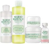 Mario Badescu Acne Control Face Kit with Facial Cleanser, Toner, Mask, Drying Lotion & Cream | Skin Care Set Ideal for Combination, Troubled or Oily Complexion