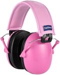 TacGuru 130 Solid Color Edition - Kids Hearing Protection Safety Earmuffs - Passive Noise Reducing Ear Protection for Kids - Pink