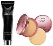 Lakmé Absolute Blur Perfect Makeup Primer, 30g And Lakmé 9 to 5 Primer with Matte Powder Foundation Compact, Ivory Cream, 9g