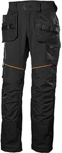 Helly Hansen Workwear Mens Chelsea Evolution Construction Pants, 992 Black,33-34" (C52),77441
