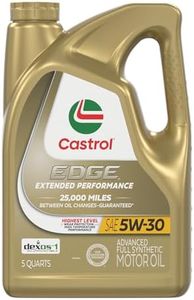 Castrol 1597B1 Edge Extended Performance 5W-30 Advanced Full Synthetic Motor Oil, 5 Quart