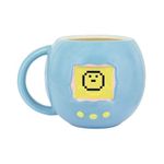 Paladone PP5038TAM Tamagotchi Mug, Oversized Heat Change Coffee Cup, Ceramic, 300 milliliters