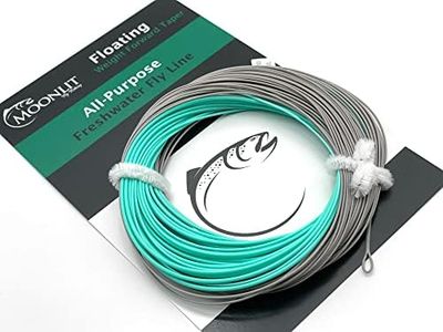 Moonlit Fly Fishing WF All-Purpose Floating Fly Line (7wt line, Acid Blue/Light Grey)