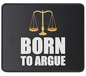 Born to Argue Lawyer Mousepad - Law