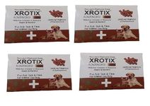 Chelsea Aayurvedic Medicated Soap XROTIX Advanced Soap with The Richness of Aloevera Neem & Menthol for Anti Tick & Flea for Animal Use Only (Pack of 4)