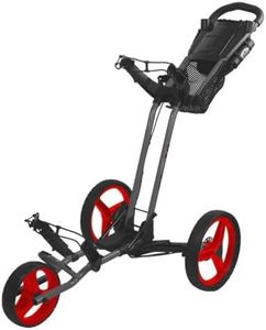 Sun Mountain Pathfinder Px3 3-Wheel Golf Push Cart Grey/Red