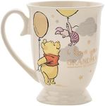 Happy Homewares Magical Beginnings Winnie the Pooh Porcelain Mug - I Love You Grandma - Officially Licensed