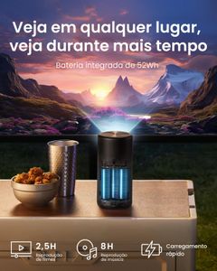 NEBULA Capsule 3 Mini Projector – Portable Smart HD Home Theater