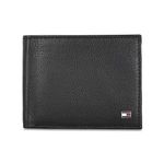 Tommy Hilfiger Leather Men Wallet (Black)